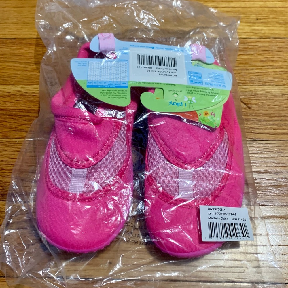 I play water shoes.